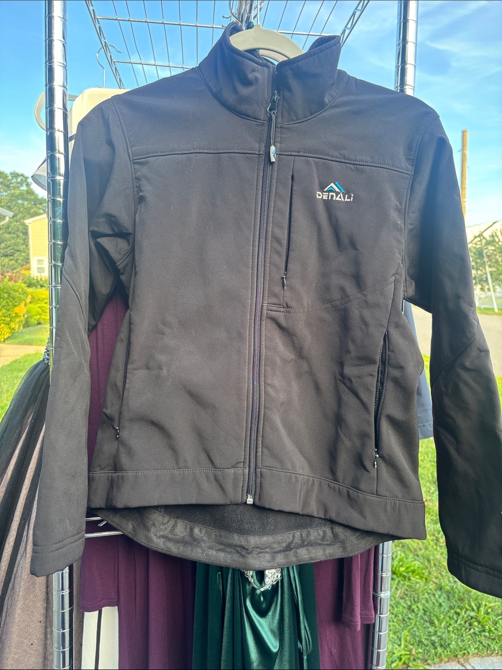 Womans xs Black Softshell Jacket - Full-Zip